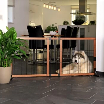 Lionto Absperrgitter, Hundeschutzgitter 2 Lionto Absperrgitter, Hundeschutzgitter – Bild 2