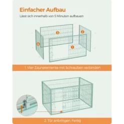 FEANDREA Welpenauslauf 4-teilig Schwarz Mintgrün -Tierbedarf Fach Geschäfte 119e92b62f939e6fdab7932ee92035130408029e 1500915 de DE 98386180a7e938796a9c294fda802fa6294b99fdiu66D0