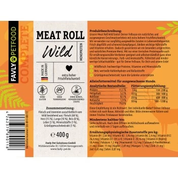 FAVLY Petfood FAVLY Probierpaket "Meat Roll" 10 FAVLY Petfood FAVLY Probierpaket "Meat Roll" – Bild 10
