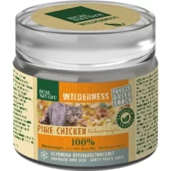REAL NATURE Wilderness Gefriergetrocknete Hühnermägen 6x15g