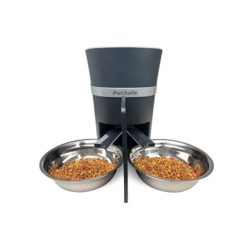 PetSafe Futterteiler Mit Schüssel Für 2 Haustiere 1 PetSafe Futterteiler Mit Schüssel Für 2 Haustiere