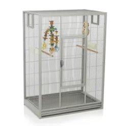 Montana Cages Vogelkäfig Melbourne 80 Hellgrau