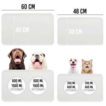 KaraLuna Basic Napfunterlage Transparent S 5 KaraLuna Basic Napfunterlage Transparent S – Bild 5