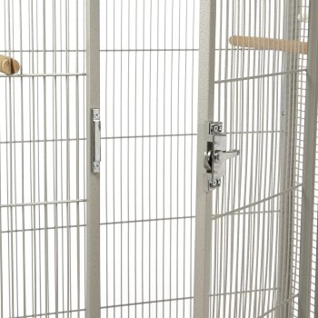 Montana Cages Voliere Anbaukit Melbourne Hellgrau 6 Montana Cages Voliere Anbaukit Melbourne Hellgrau – Bild 6