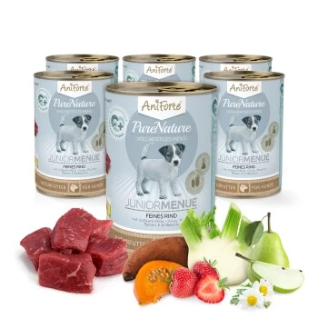 Aniforte Nassfutter Junior Menue Rind 6 X 400g 6 Aniforte Nassfutter Junior Menue Rind 6 X 400g – Bild 6