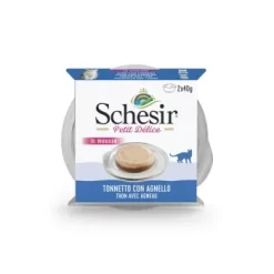 Schesir Petit Delice 24x40g Thunfisch & Lamm