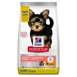 Hill's Science Plan Perfect Digestion Puppy Small & Mini Mit Huhn Und Reis 1,5 Kg