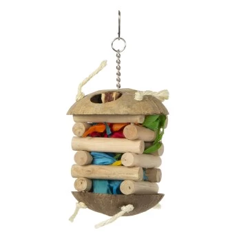 HappyBird Versteckspielzeug Foraging Hut 1 HappyBird Versteckspielzeug Foraging Hut