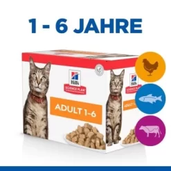 Hill's Science Plan Adult Huhn, Seefisch & Rind 12x85 G -Tierbedarf Fach Geschäfte 599066d33cb2490a4cd18fdcf378736250fb8df2 52742211800 2