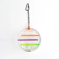 HappyBird Papageienspielzeug Treat Wheel Maze