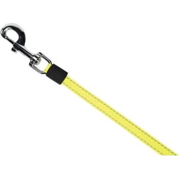 AniOne Rollleine Reflect Schwarz/ Gelb S 2 AniOne Rollleine Reflect Schwarz/ Gelb S – Bild 2