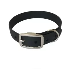 Bio-leine 21-30cm HU Biothane Halsband Schwarz 21 Cm, 30 Cm