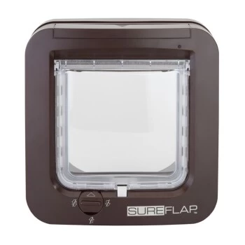 SureFlap Mikrochipgesteuerte Katzenklappe Braun 5 SureFlap Mikrochipgesteuerte Katzenklappe Braun – Bild 5