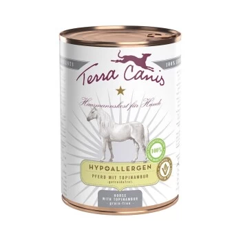 Terra Canis Hypoallergen Adult 6x400g Pferd 1 Terra Canis Hypoallergen Adult 6x400g Pferd