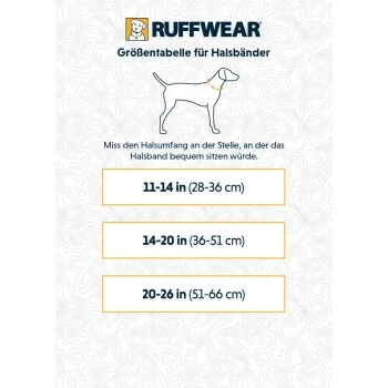 Ruffwear Flat Out™ Halsband Grün/ Türkis L 4 Ruffwear Flat Out™ Halsband Grün/ Türkis L – Bild 4