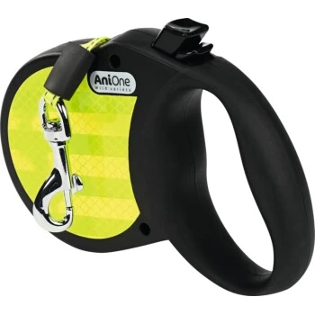 AniOne Rollleine Reflect Schwarz/ Gelb S 1 AniOne Rollleine Reflect Schwarz/ Gelb S