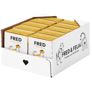 Fred & Felia FRED 10x200g Huhn Mit Reis 2 Fred & Felia FRED 10x200g Huhn Mit Reis – Bild 2