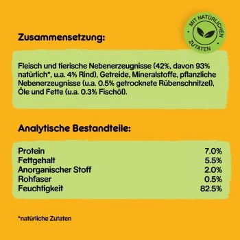 Pedigree Adult Plus 12x800g Rind Mit Fischöl, In Gelee 7 Pedigree Adult Plus 12x800g Rind Mit Fischöl, In Gelee – Bild 7