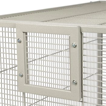 Montana Cages Voliere Melbourne 160 Hellgrau 2 Montana Cages Voliere Melbourne 160 Hellgrau – Bild 2