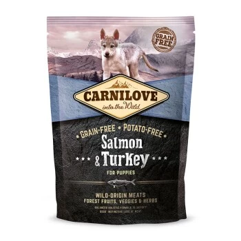 Carnilove Salmon & Turkey Puppy 1,5kg 1 Carnilove Salmon & Turkey Puppy 1,5kg