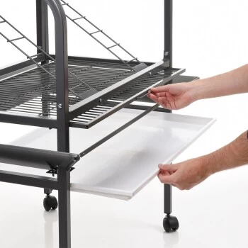 Montana Cages Freisitz New Sunlite Dunkelgrau 3 Montana Cages Freisitz New Sunlite Dunkelgrau – Bild 3