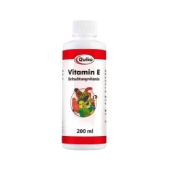 Quiko Vitamin E Liquid 200 Ml: Ergänzungsfutter Für Kanarien, Sittiche Und Ziervögel