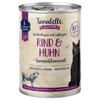 Sanabelle 6x400g Rind & Huhn 1 Sanabelle 6x400g Rind & Huhn