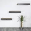 Canadian Cat Company 3er Set Kratzbrett Cloud Für Die Wand Dunkelgrau