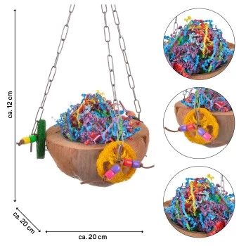 Wagner Papageienspielzeug Coco Pyramide 4 Wagner Papageienspielzeug Coco Pyramide – Bild 4