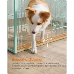 FEANDREA Welpenauslauf 4-teilig Schwarz Mintgrün -Tierbedarf Fach Geschäfte 9309392d7cb4389d83a39fc6dbb20378aeb31adf 1500915 de DE d17e1153ac97c90e9e57d018e3e78bdade2a7f61y3I5DK