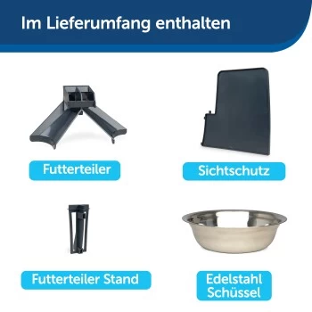 PetSafe Futterteiler Mit Schüssel Für 2 Haustiere 3 PetSafe Futterteiler Mit Schüssel Für 2 Haustiere – Bild 3
