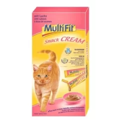 MultiFit Snack Cream 11x7x15g Lachs & Inulin