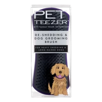 New Flag Pet Teezer De-shedding Purple 1 New Flag Pet Teezer De-shedding Purple