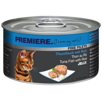 PREMIERE Fine Filets Thunfisch Mit Reis 12x100 G 1 PREMIERE Fine Filets Thunfisch Mit Reis 12x100 G