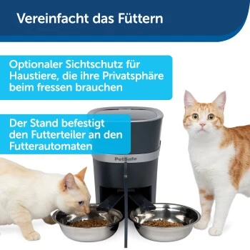 PetSafe Futterteiler Mit Schüssel Für 2 Haustiere 5 PetSafe Futterteiler Mit Schüssel Für 2 Haustiere – Bild 5