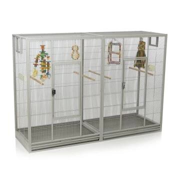 Montana Cages Voliere Melbourne 160 Hellgrau 1 Montana Cages Voliere Melbourne 160 Hellgrau
