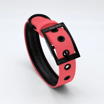 THE DOG IDEA Biothane Halsband Coral Koralle M 5 THE DOG IDEA Biothane Halsband Coral Koralle M – Bild 5
