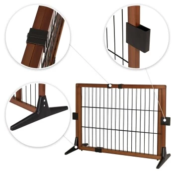 Lionto Absperrgitter, Hundeschutzgitter 4 Lionto Absperrgitter, Hundeschutzgitter – Bild 4