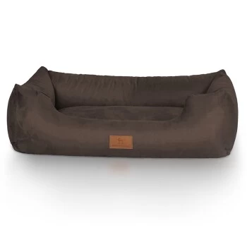 Knuffelwuff Hundebett Dreamline Aus Velours Braun M-L 1 Knuffelwuff Hundebett Dreamline Aus Velours Braun M-L