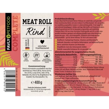 FAVLY Petfood FAVLY Probierpaket "Meat Roll" 11 FAVLY Petfood FAVLY Probierpaket "Meat Roll" – Bild 11
