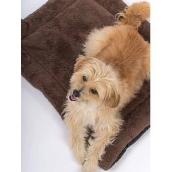 TrendPet SoftPad Gefütterte Liegedecke Braun XS 3 TrendPet SoftPad Gefütterte Liegedecke Braun XS – Bild 3