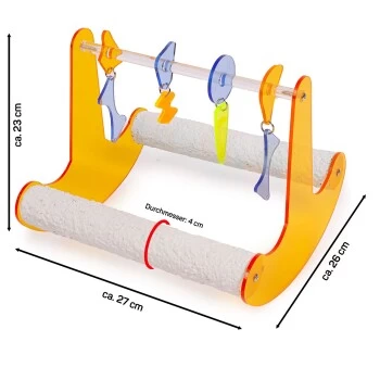 HappyBird Vogelspielzeug Rock'n Roll Wippe XL 2 HappyBird Vogelspielzeug Rock'n Roll Wippe XL – Bild 2