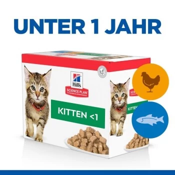 Hill's Science Plan Kitten Multipack Mit Huhn Und Seefisch 12x85 G 3 Hill's Science Plan Kitten Multipack Mit Huhn Und Seefisch 12x85 G – Bild 3