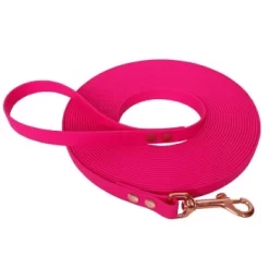 Bio-leine 25-35 Kg Schleppleine Biothane Magentarot 3 M